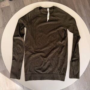 lululemon athletica Olive Green Restless Pullover size 6